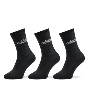 Skarpety długie adidas Linear Crew Cushioned Socks 3 Pairs IC1301 Czarny