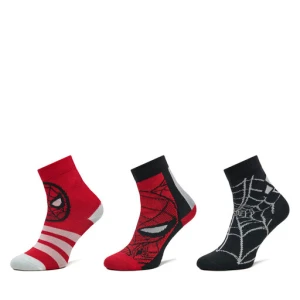 Skarpety długie adidas Marvel Spider-Man JG5787 Czerwony
