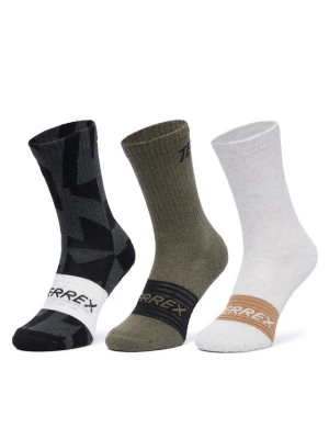 Skarpety długie adidas Terrex Multi 3 Pack Socks JX1094 Kolorowy