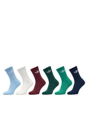 Skarpety długie adidas Trefoil Cushion Crew Socks 6 Pairs JI9504 Kolorowy