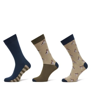 Skarpety długie Barbour Beagle Dog MGS0070BE31 Beżowy