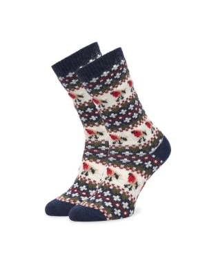 Skarpety długie Barbour Robin Fair Isle LSO0077NY55 Granatowy