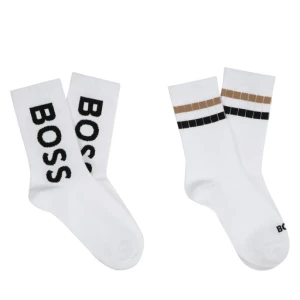 Skarpety długie BOSS J51743 Biały