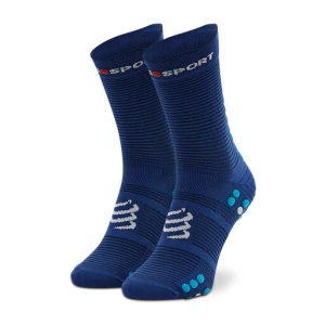 Skarpety długie Compressport Pro Racing Socks V4.0 Run High XU00046B_533 Granatowy