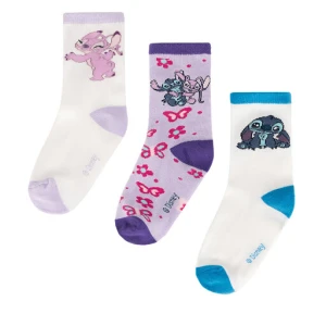 Skarpety długie Disney Classics ACCCS-AW24-301DCLS (3-pack) Fioletowy