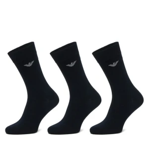 Skarpety długie Emporio Armani Underwear EM000554 AF14446 MB082 Niebieski