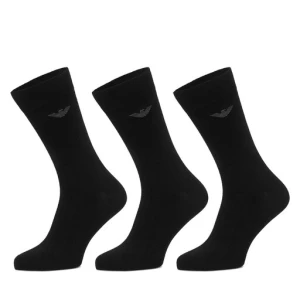 Skarpety długie Emporio Armani Underwear EM000554 AF14446 MC061 Czarny