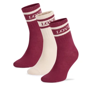 Skarpety długie Fila F3608-AW24 (3-pack) Różowy