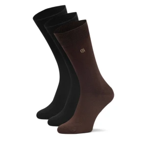 Skarpety długie Gino Rossi CEO_AS_GR_01_W_AW25 (3-pack). Czarny