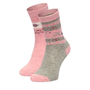 Skarpety długie GINO ROSSI CEO_BR_GR_001_W_AW25 (2 PACK) Różowy