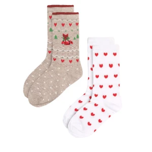 Skarpety długie Jenny Fairy 4WB-004-AW23 (2-pack) Kolorowy