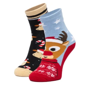 Skarpety długie Jenny Fairy 4WB-005-AW23 (2-pack) Kolorowy