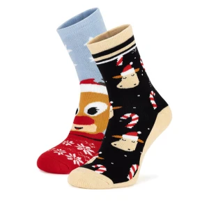 Skarpety długie Jenny Fairy 4WB-005-AW24 (2-pack) Kolorowy