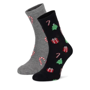 Skarpety długie Lasocki 2MB-001-AW24 (2-pack) Szary