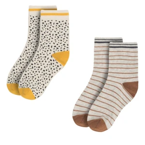 Skarpety długie Nelli Blu 7KB-001-AW23 (2-pack) Brązowy