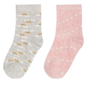 Skarpety długie Nelli Blu 7KB-002-AW23 (2-pack) Różowy