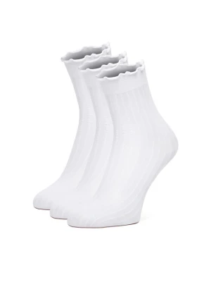Skarpety długie Nine West CEO_AS_NW_01_Z_AW25 (3-PACK) Biały