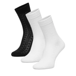 Skarpety długie Nine West CEO_BR_NW_25077_W_AW25 (3 PACK) Biały