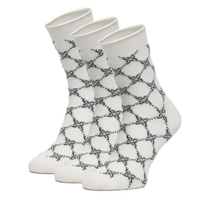 Skarpety długie Nine West CEO_BR_NW_Silver_01_Z_AW25 (3 PACK) Czarny