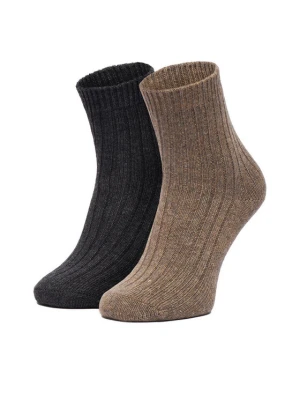 Skarpety długie Nine West CEO_LA_NW_12744_Z_AW25 (2-PACK) Brązowy