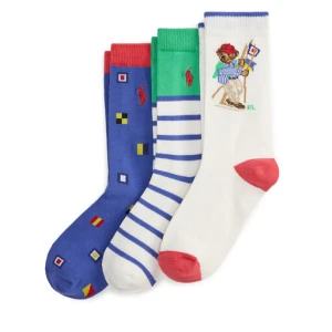 Skarpety długie Polo Ralph Lauren 444P11058001 Kolorowy