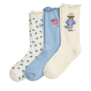 Skarpety długie Polo Ralph Lauren 448P11072001 Kolorowy