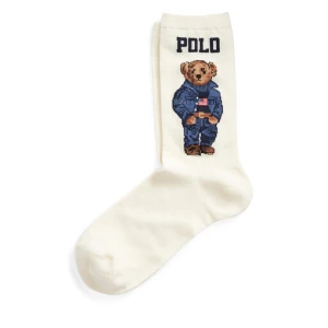 Skarpety długie Polo Ralph Lauren 455792964001 Biały