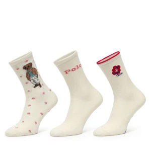 Skarpety długie Polo Ralph Lauren 455P10258001 Écru