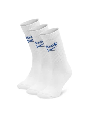 Skarpety długie Reebok R0258-SS24 (3-pack) Biały