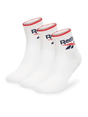 Skarpety długie Reebok R0362-SS24 (3-pack) Biały