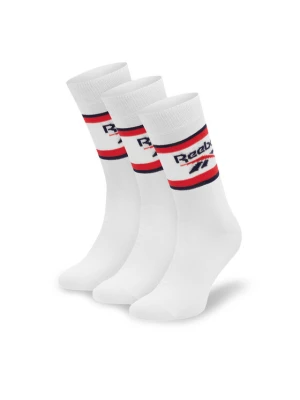 Skarpety długie Reebok R0369-SS24 (3-pack) Biały