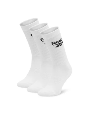 Skarpety długie Reebok R0452-SS24 (3-pack) Biały