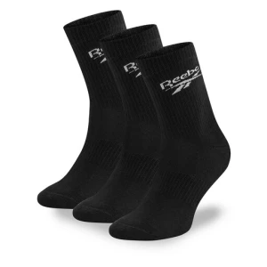 Skarpety długie Reebok R0452-SS24 (3-pack) Czarny