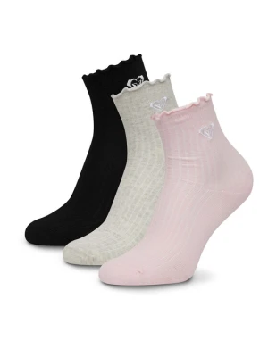 Skarpety długie Roxy AS_ROXY_01Z_AW26 (3-PACK) Różowy