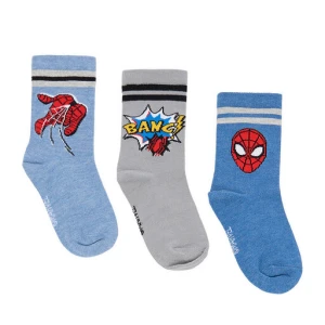 Skarpety długie Spiderman Ultimate CEO-ACCCS-SS26-307SPRMV(3-PACK) Kolorowy