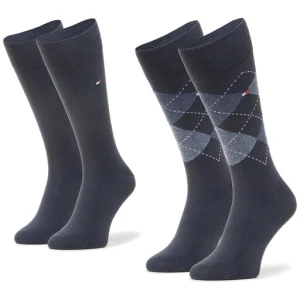 Skarpety długie Tommy Hilfiger 100001495 Granatowy