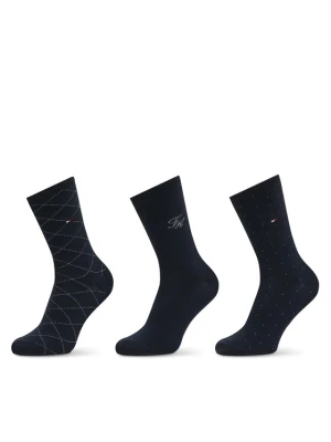 Skarpety długie Tommy Hilfiger 701242186 Granatowy