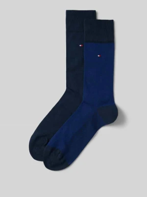 Skarpety długie z bawełny mieszanej w zestawie 2 szt. Tommy Hilfiger