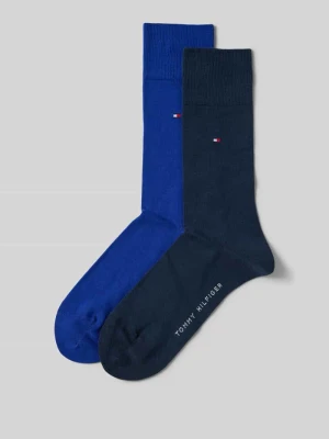 Skarpety długie z bawełny mieszanej w zestawie 2 szt. Tommy Hilfiger