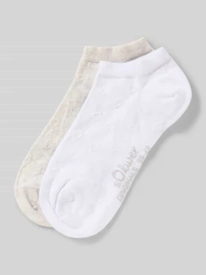 Skarpety długie z mieszanki bawełny w zestaw 2 szt. s.Oliver RED LABEL