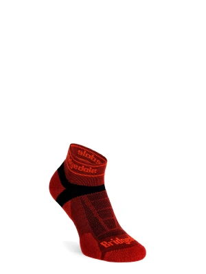 Skarpety do biegania Bridgedale Ultra Lt T2 Merino Sport Low - red