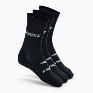 Skarpety do biegania Brooks Run-In Crew 3-Pack black