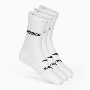Skarpety do biegania Brooks Run-In Crew 3-Pack white