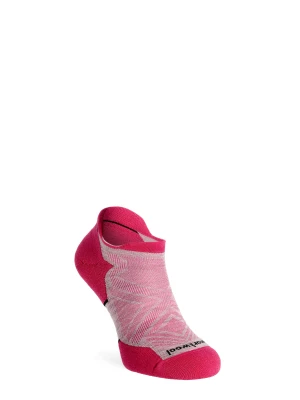 Skarpety do biegania damskie Smartwool Run Targeted Cushion Low Socks - ash/power pink