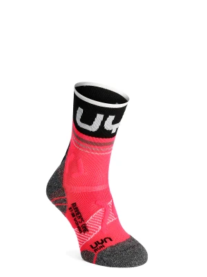 Skarpety do biegania damskie UYN Runner&#039;s One Short Socks - pink/black