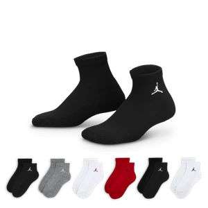 Skarpety do kostki dla dzieci Jordan Everyday Essentials (6 par) - Czerwony