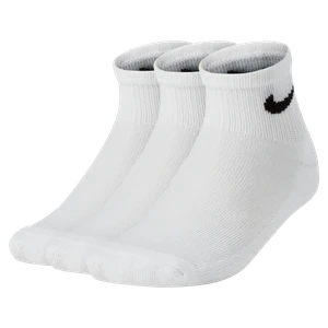 Skarpety do kostki dla małych dzieci Nike Basics (3 pary) - Biel