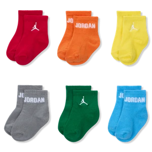 Skarpety do kostki dla niemowląt i maluchów Jordan Everyday Essentials (6 par) - Pomarańczowy