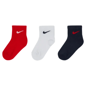 Antypoślizgowe skarpety do kostki dla niemowląt Nike (3 pary) - Wielokolorowe