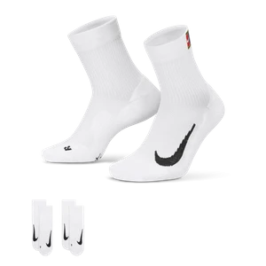 Skarpety do kostki do tenisa NikeCourt Multiplier Max (2 pary) - Biel